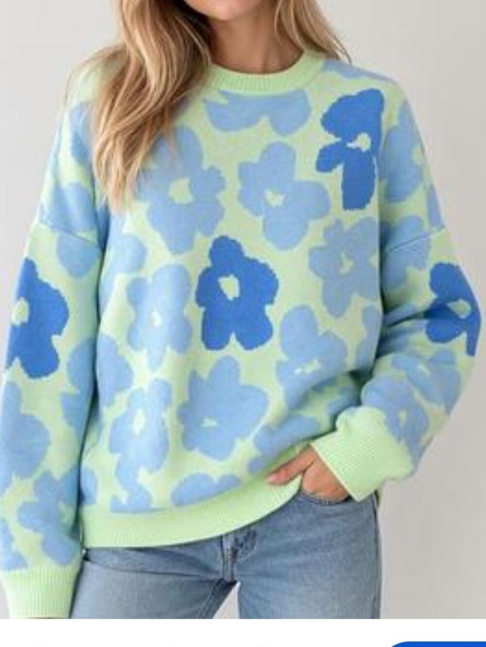 Aritzia Sunday Best Wool Cotton Blend Peggy Sweater Lightweight Crewneck
